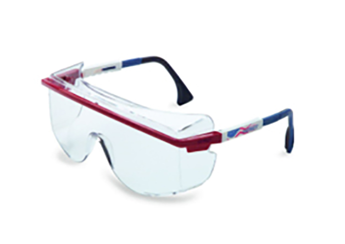Astrospec OTG&reg; 3001 Safety Glasses - RWB Frame - Q1